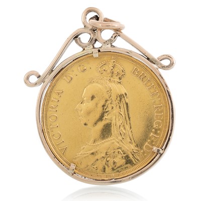 Lot 72 - VICTORIA DOUBLE SOVEREIGN