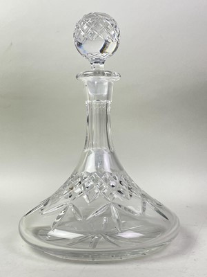 Lot 232 - SHIPS CRYSTAL DECANTER