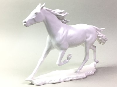 Lot 244 - GOEBEL BISCUIT PORCELAIN HORSE