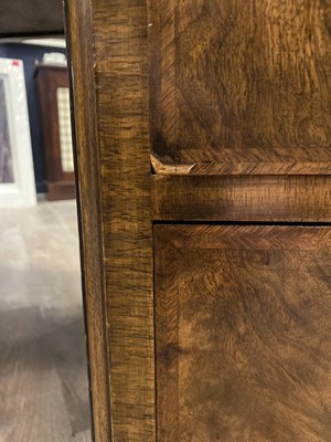 Lot 1311 - WALNUT TWIN PEDESTAL DESK