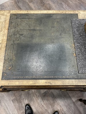 Lot 1311 - WALNUT TWIN PEDESTAL DESK