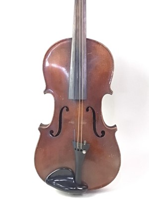 Lot 375 - STRADIVARIUS COPY VIOLIN