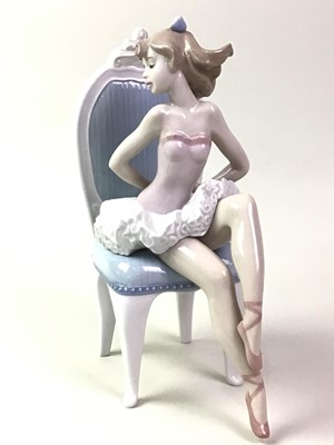 Lot 404 - LLADRO FIGURE OF GETTING DRESSED FOR BALLET