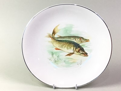 Lot 407 - SET OF SIX WEDGWOOD FISH PLATES