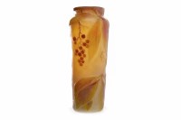 Lot 468 - LEGRAS CAMEO GLASS VASE of shouldered tapering...