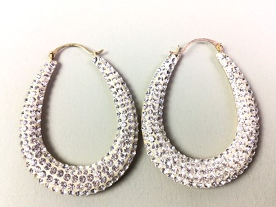 Lot 457 - TWO PAIRS OF EARRINGS