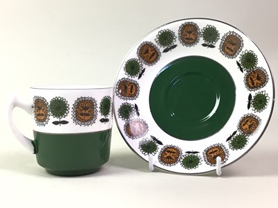 Lot 493 - SUTHERLAND CHINA MID CENTURY PART COFFEE SERVICE