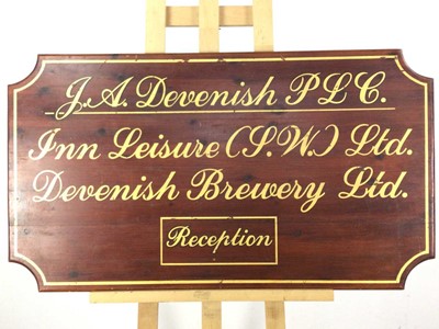 Lot 167 - PAINTED PINE BREWERY SIGN