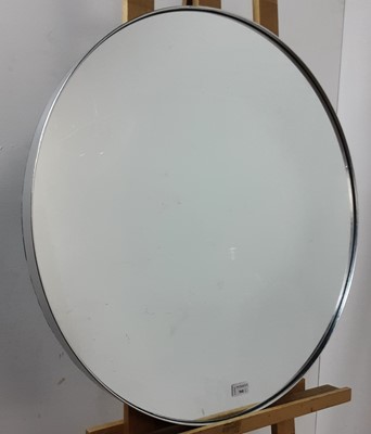 Lot 568 - CONTEMPORARY CIRCULAR WALL MIRROR