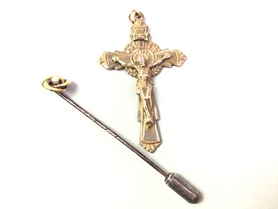 Lot 441 - GOLD FILLED CRUCIFIX PENDANT