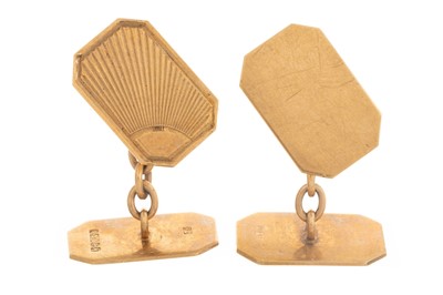 Lot 784 - PAIR OF CUFFLINKS