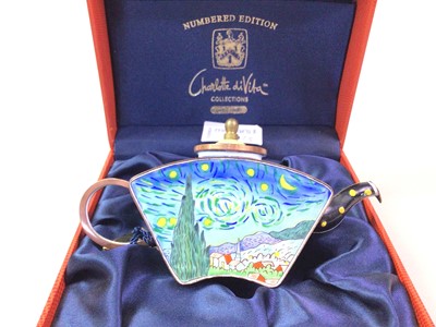 Lot 574 - CHARLOTTE DI VITA LIMITED EDITION TEAPOT