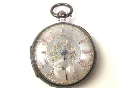 Lot 447 - TWO VICTORIAN SILVER POCKET WATCHES