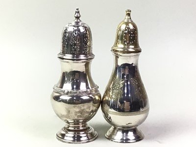 Lot 686 - PAIR OF CUT GLASS CRUETS