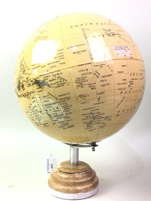 Lot 693 - TERRESTRIAL WORLD GLOBE