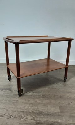 Lot 660 - MID CENTURY DANISH STYLE TEAK TROLLEY