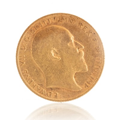 Lot 97 - EDWARDIAN HALF SOVEREIGN
