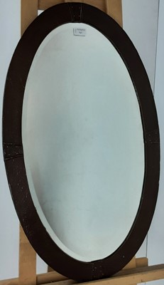 Lot 717 - ART NOUVEAU WALL MIRROR