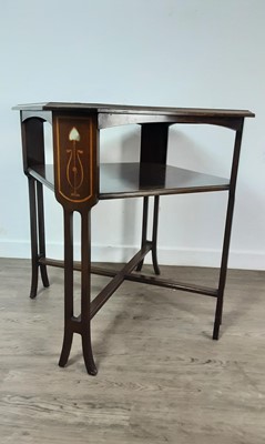 Lot 623 - ART NOUVEAU INLAID MAHOGANY OCCASIONAL TABLE
