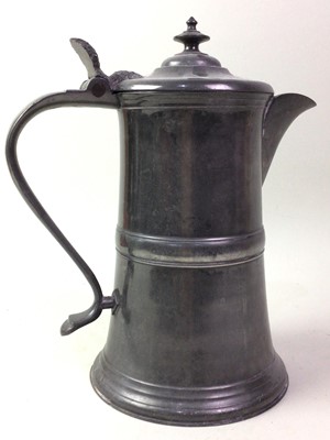 Lot 623 - PEWTER QUART JUG