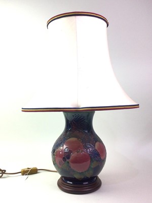 Lot 627 - MOORCROFT TABLE LAMP