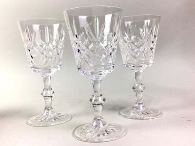 Lot 751 - SET OF SIX EDINBURGH CRYSTAL GLASSES