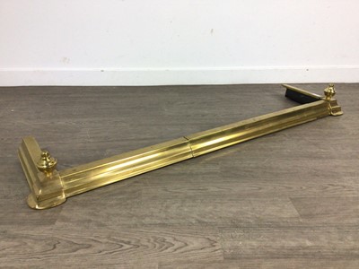 Lot 740 - ADJUSTABLE BRASS FENDER