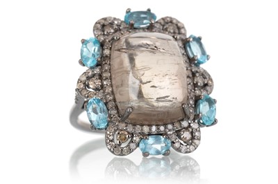 Lot 516 - GEM SET COCKTAIL RING