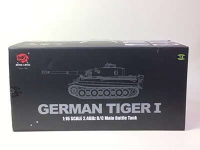 Lot 777 - HENG LONG, GERMAN TIGER I RADIO CONTROLLED BATTLE TANK