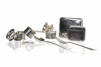 Lot 54 - COLLECTION OF SILVER SMALL ITEMS including two...