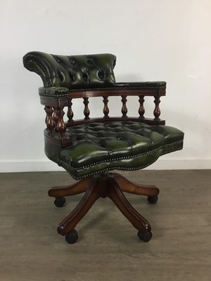 Lot 784 - MAHOGANY CAPTAIN'S CHAIR