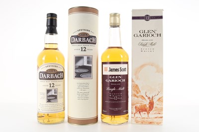 Lot 66 - GLEN GARIOCH 12 YEAR OLD AND GLEN DARBACH 12 YEAR OLD