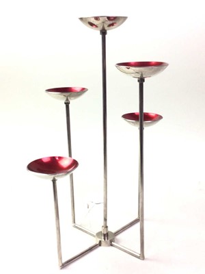 Lot 13 - VINTAGE CHROME STAND