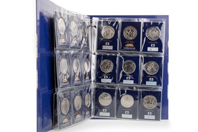 Lot 123 - COLLECTION OF COMMEMORATIVE £5 COINS