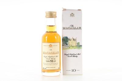 Lot 76 - MACALLAN 10 YEAR OLD MINIATURE