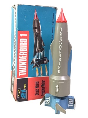 Lot 23 - A JR 21 TOY, THREE THUNDERBIRD MODELS