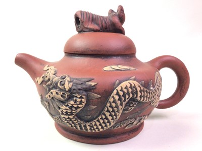 Lot 23 - CHINESE YIXING TEAPOT