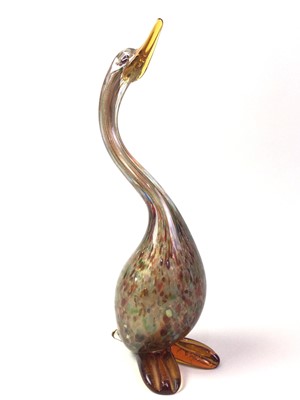 Lot 33 - MURANO GLASS MODEL OF A BIRD