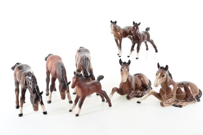 Lot BESWICK, EIGHT FOAL FIGURES