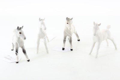 Lot BESWICK, FOUR FOAL FIGURES