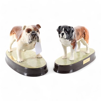 Lot 1338 - BESWICK, TWO DOG FIGURES