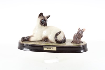 Lot BESWICK, CAT AND MOUSE FIGURE GROUP