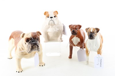 Lot BESWICK, FOUR DOG FIGURES