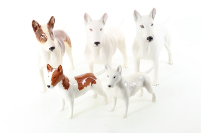 Lot BESWICK, FIVE DOG FIGURES