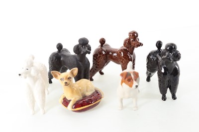 Lot BESWICK, SIX DOG FIGURES