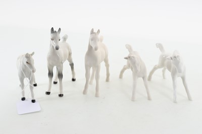 Lot BESWICK, NINE FOAL FIGURES