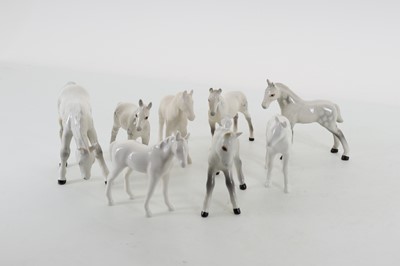 Lot BESWICK, EIGHT FOAL FIGURES