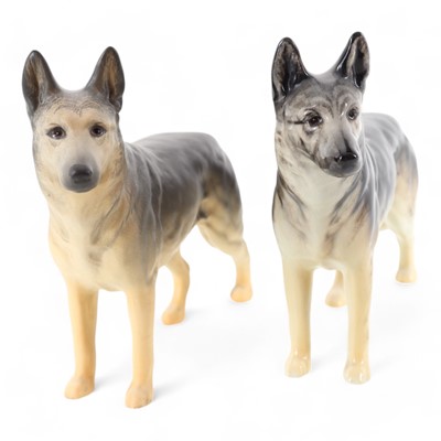 Lot 1385 - BESWICK, TWO DOG FIGURES