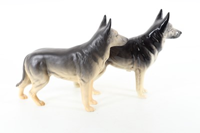 Lot 1385 - BESWICK, TWO DOG FIGURES