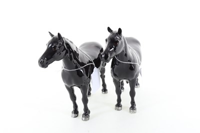 Lot BESWICK, TWO HORSE FIGURES